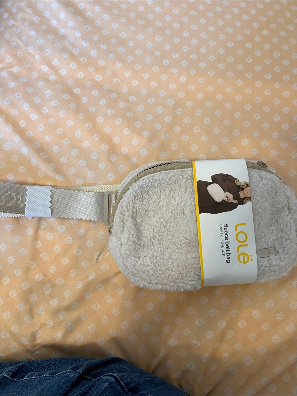 Like fleece belt bag unisex
